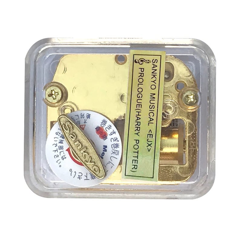 BinkeGG Clear Acrylic Wind up Music Box with Clockwork Sankyo Musical Mechanism Tune: Hedwigs Theme - Image 5